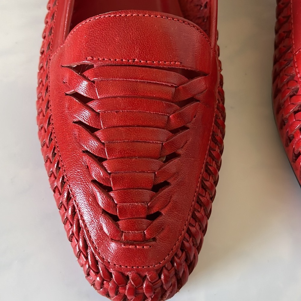 Women’s Cabin Creek Red Leather Shoes size 8m. - Picture 4 of 8
